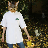 NEKOKAWAII Tee White / Pink・Green