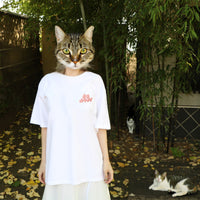 NEKOKAWAII Tee White / Pink・Green