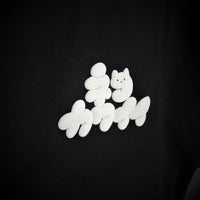NEKOKAWAII Tee Black / White