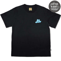 【OUTLET・50%OFF】NEKOKAWAII Tee Black / Sky Blue