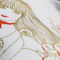 CAT WING Tee White / Gold
