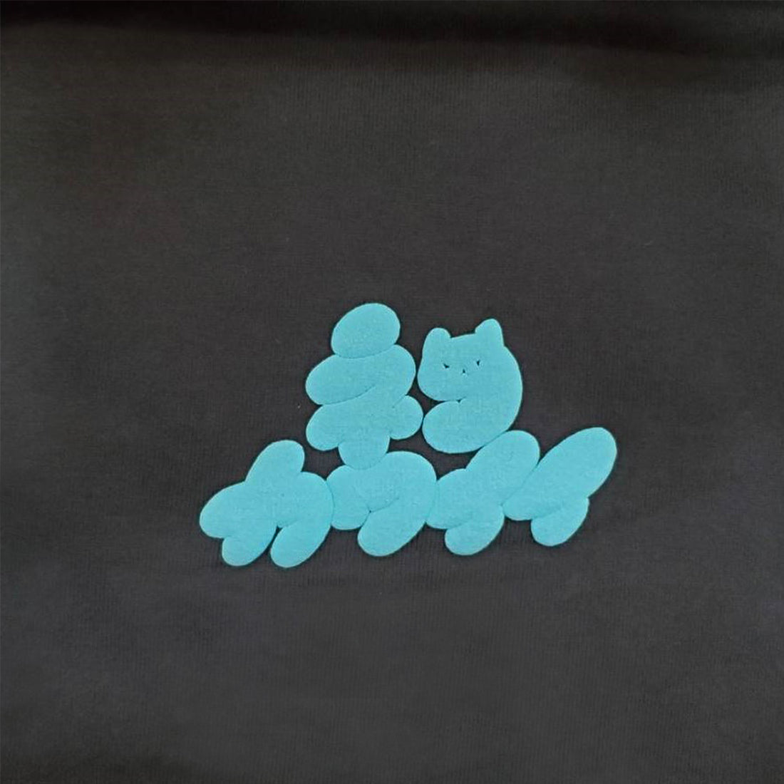 【OUTLET・50％OFF】NEKOKAWAII Tee Black / Sky Blue