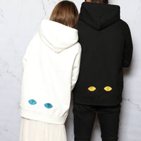 Cat Eye Hoodie / White