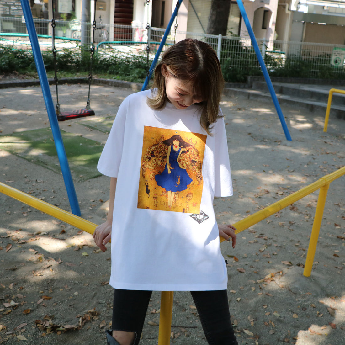 CAT WING Tee White / Original