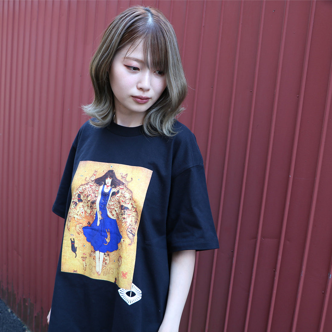 CAT WING Tee Black / Original