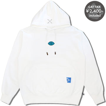 Cat Eye Hoodie / White